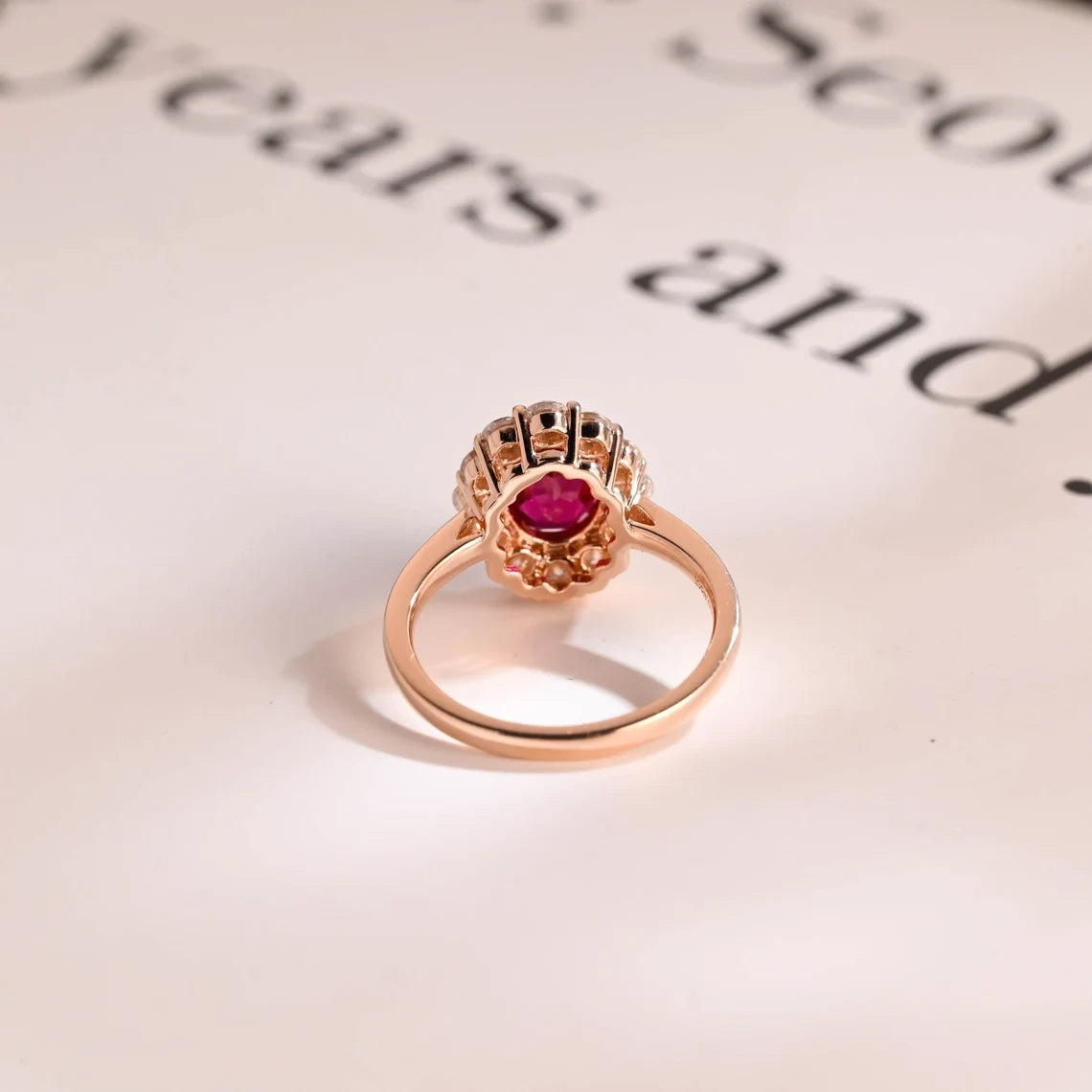 ruby cluster ring