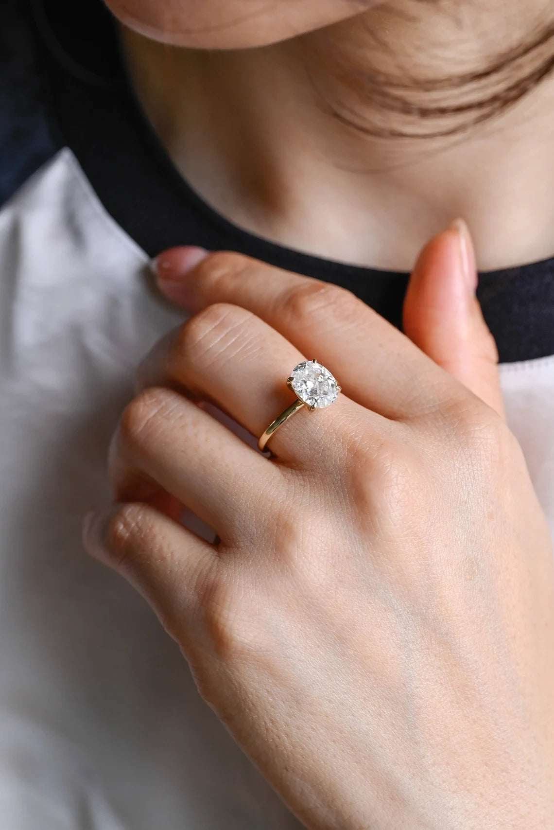 oval gold ring