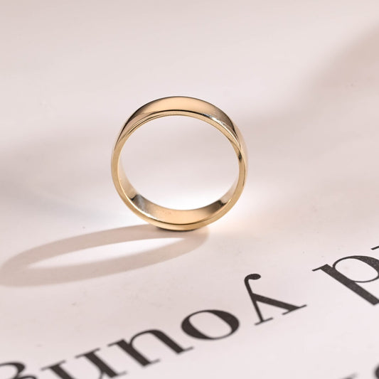 Solid gold band