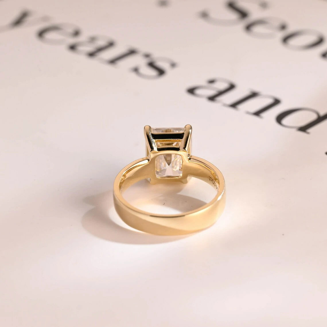 Strong & Elegant | Wide Band Ring | Radiant Proposal Gift