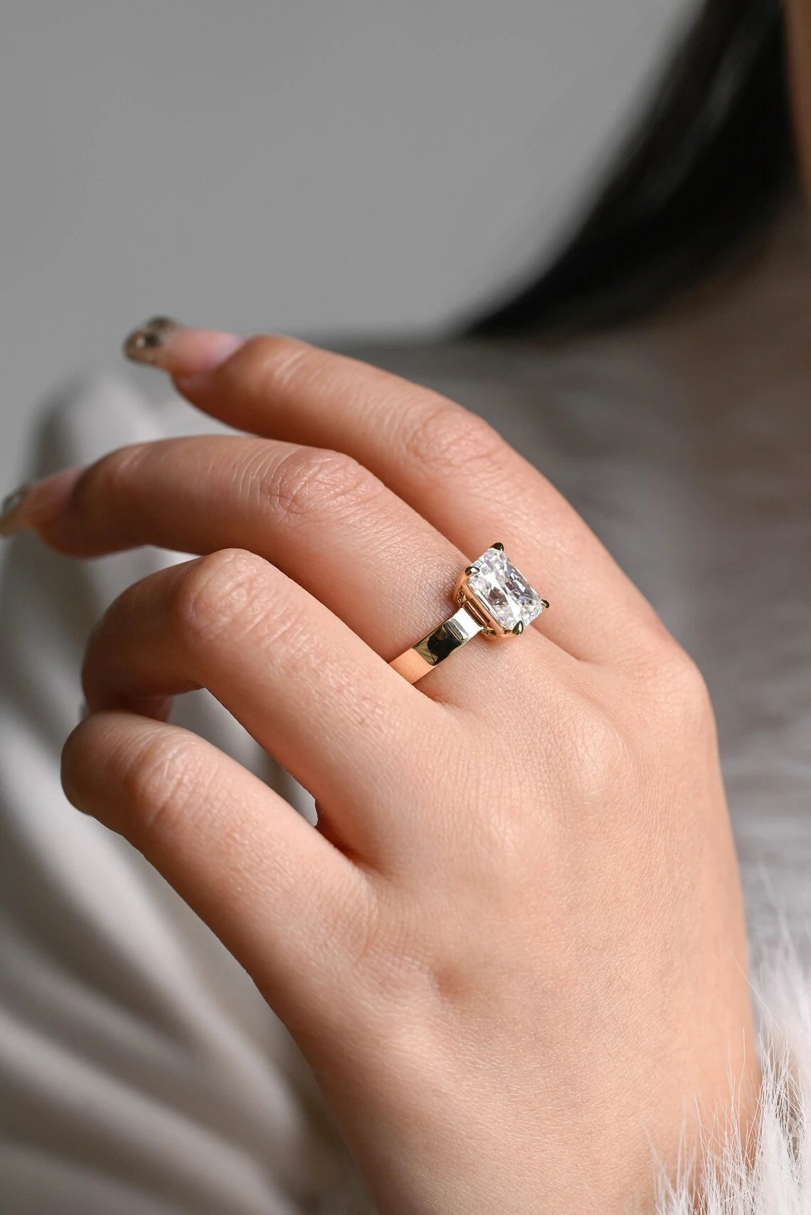 Timeless Strength | Moissanite Brilliance | 14K Love Ring