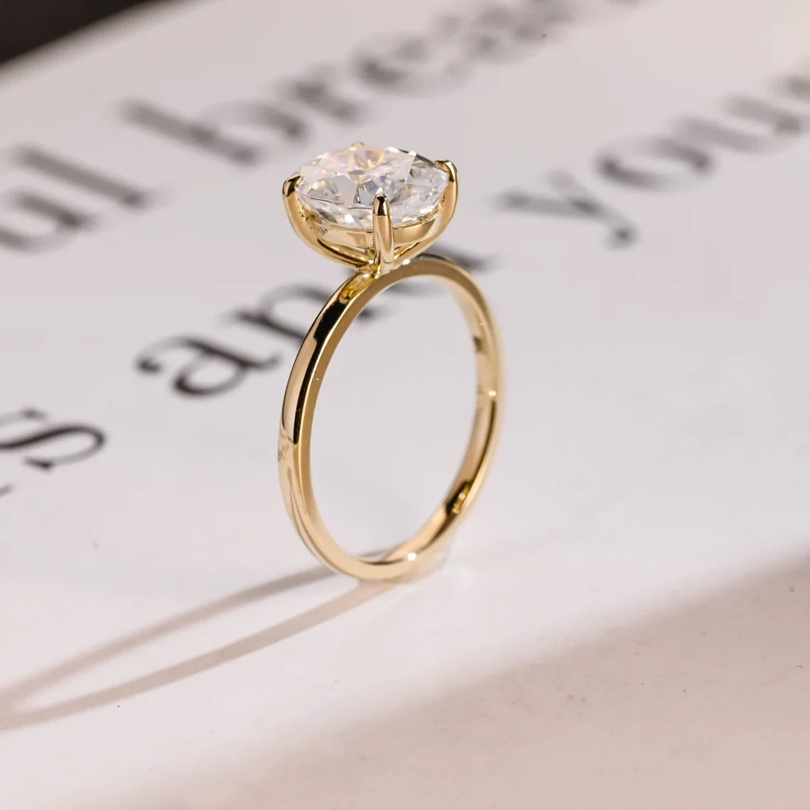 oval solitaire for her