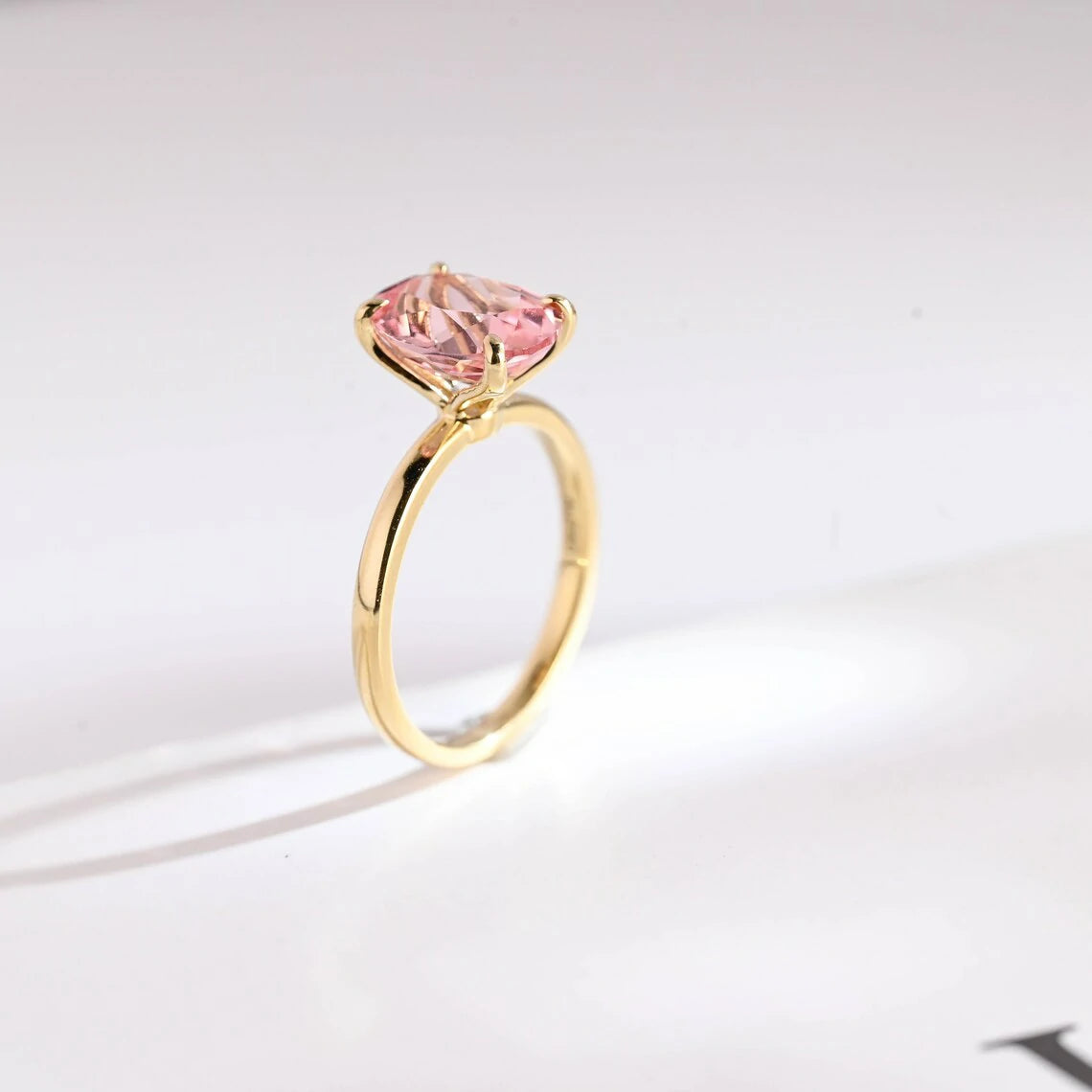 pastel pink ring