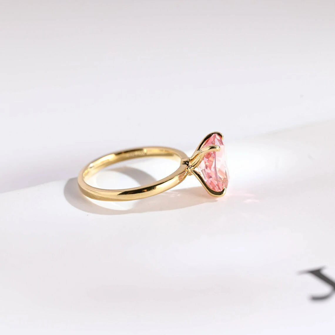 romantic pink ring