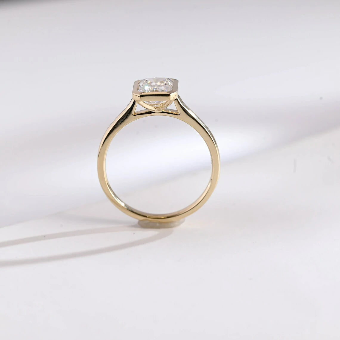 Anniversary Ready | Radiant Cut Fire | Bezel Set Glow