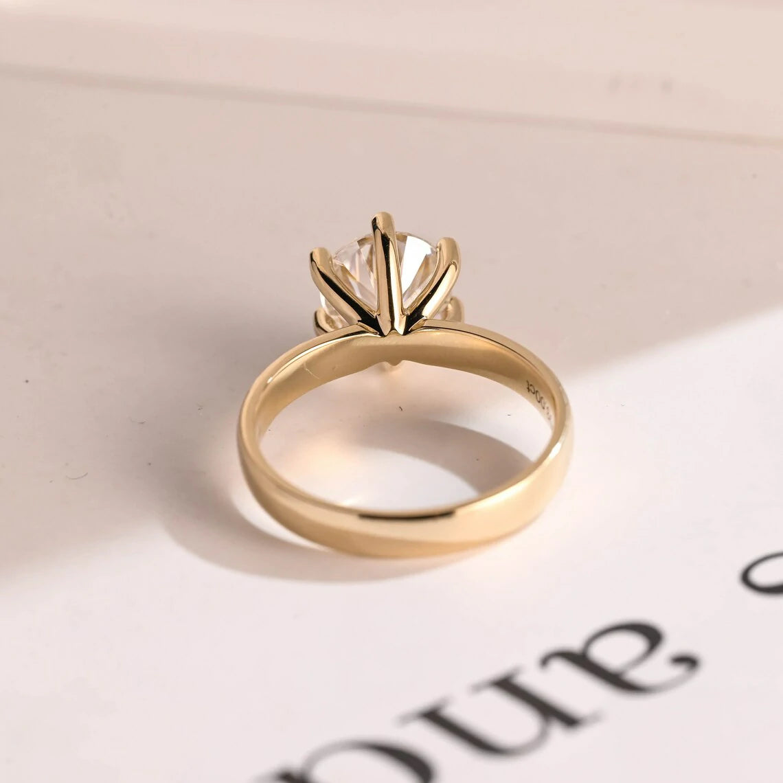 Anniversary Ring | 10K 14K 18K Gold | Elegant Design