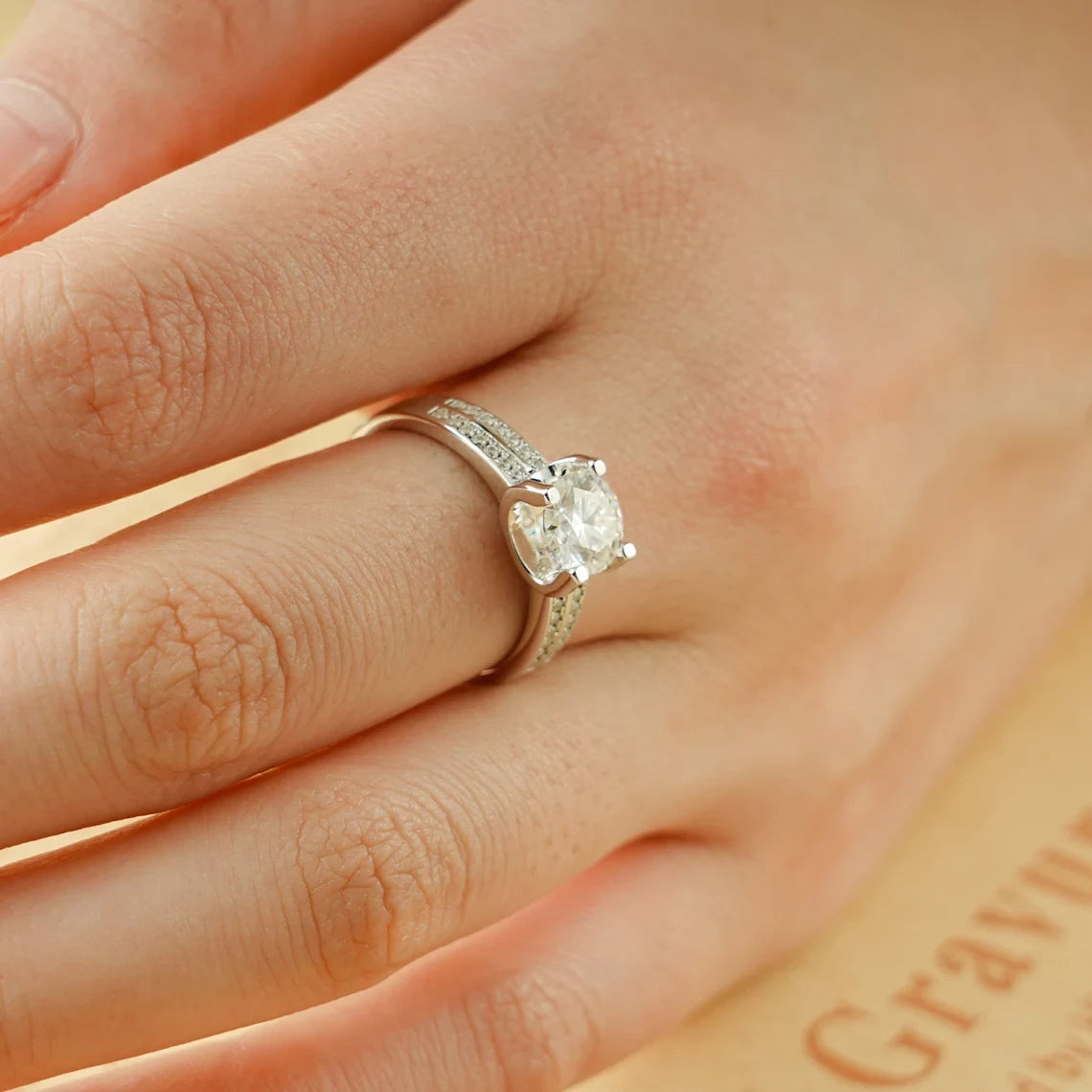 Forever in Gold | Moissanite Magic | Double Band Glam