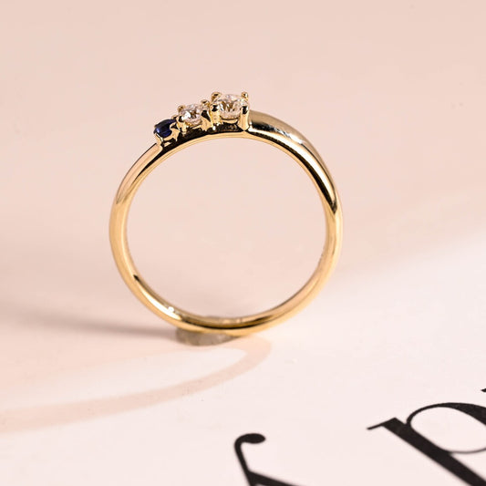 Three Stone Engagement Ring