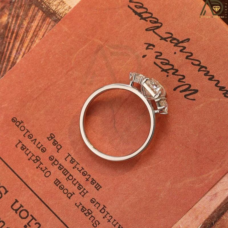 emerald cut diamond ring