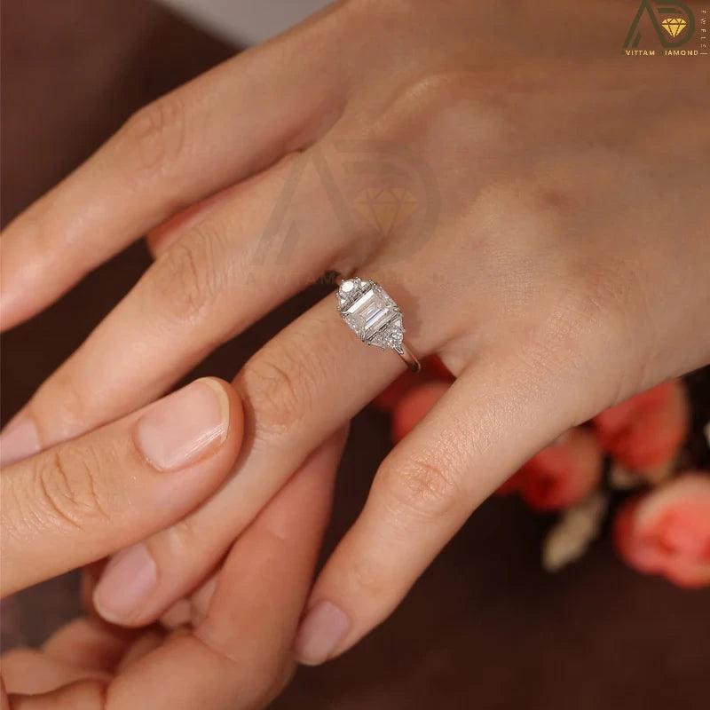 emerald wedding rings