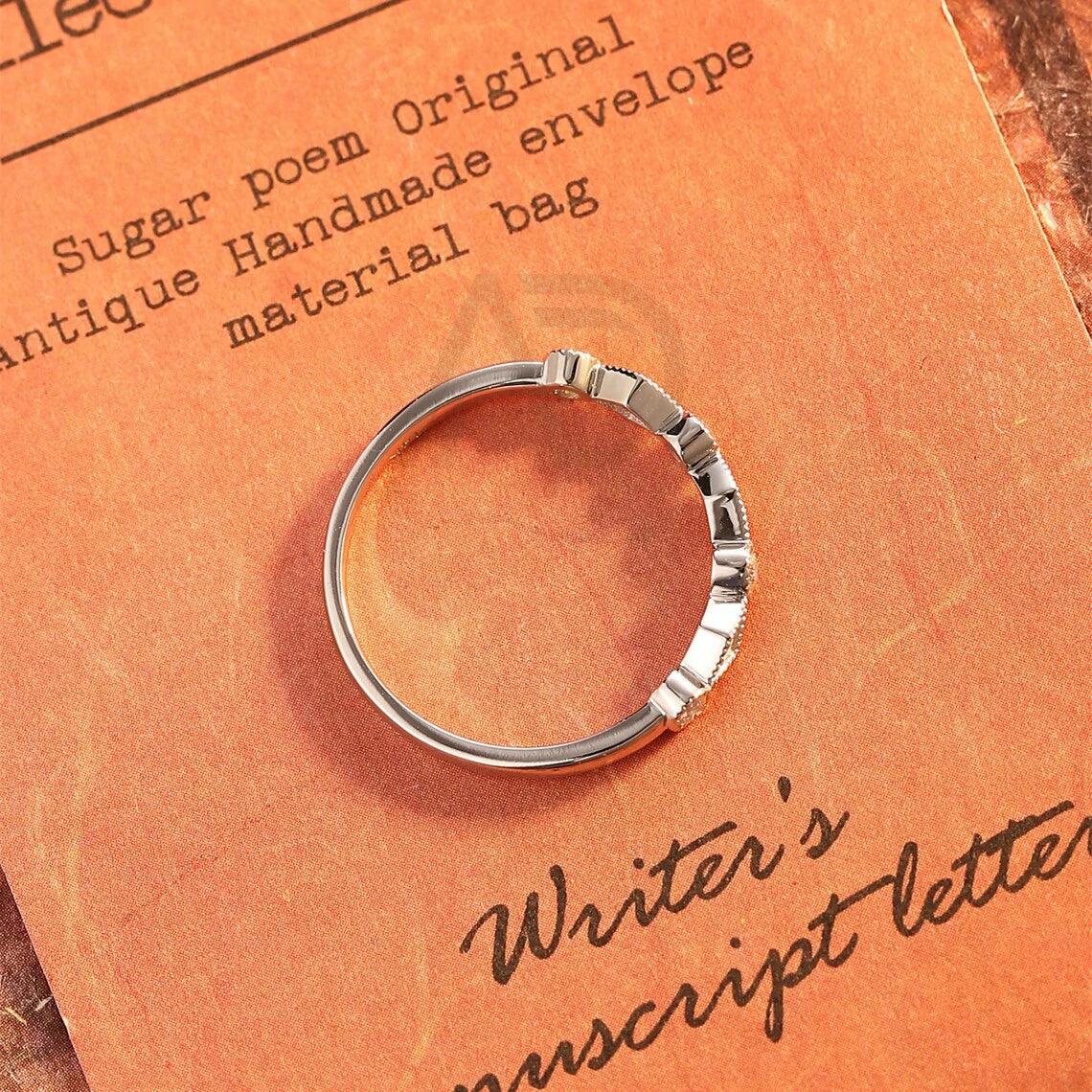 Here are additional SEO tags for your title: Round moissanite wedding band, 9K solid gold moissanite bridal band, 18K solid gold moissanite bridal band, Half-eternity moissanite matching band, Anniversary present, Customizable moissanite band, Half-eternity wedding band, Solid gold bridal band, Moissanite anniversary band, Handcrafted bridal jewelry