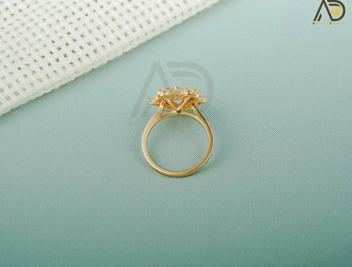 Unique Cluster Diamond Ring