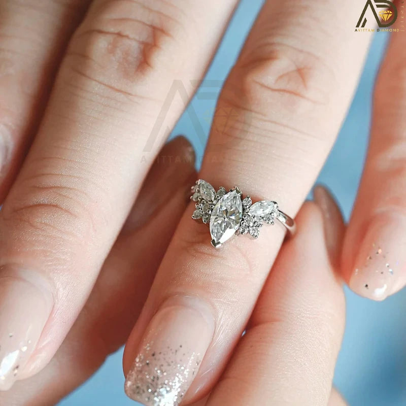 Luxurious Moissanite Ring