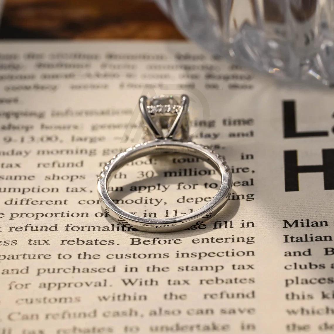 Elongated Cushion Cut Moissanite Engagement Ring with Hidden-Halo, 10K Solid Gold, 14K Solid Gold, 18K Solid Gold, Handmade Vintage Promise Ring, Anniversary Gift, Elongated Cushion Moissanite Ring, Hidden-Halo Engagement Ring, Vintage Promise Ring, Handmade Engagement Ring, Solid Gold Ring, Anniversary Band, Promise Ring, Vintage Style Ring, Gold Anniversary Gift