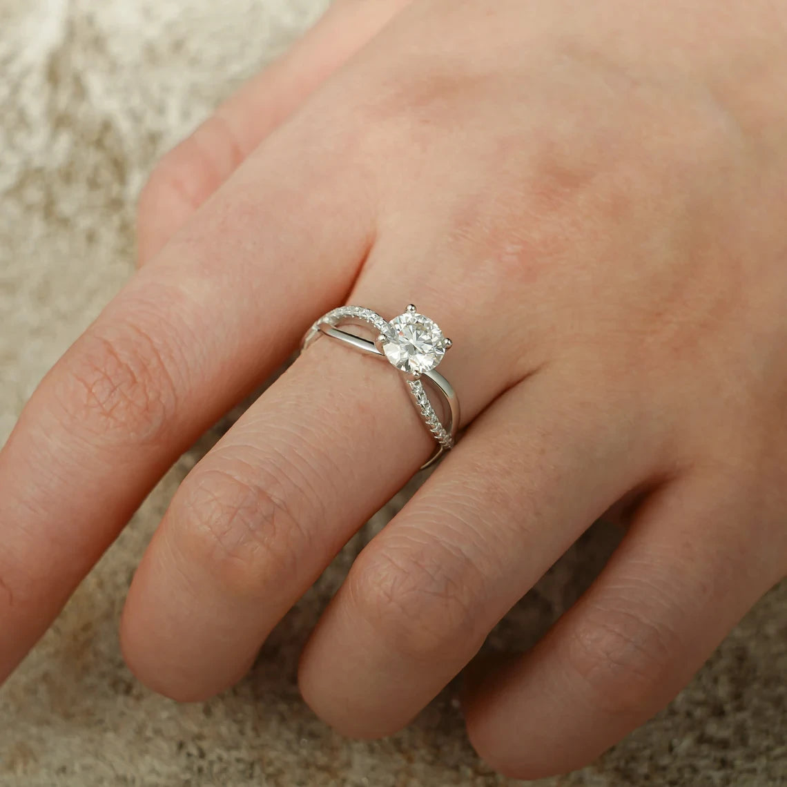 Open Shank Beauty | Promise Ring for Her | Handmade Design