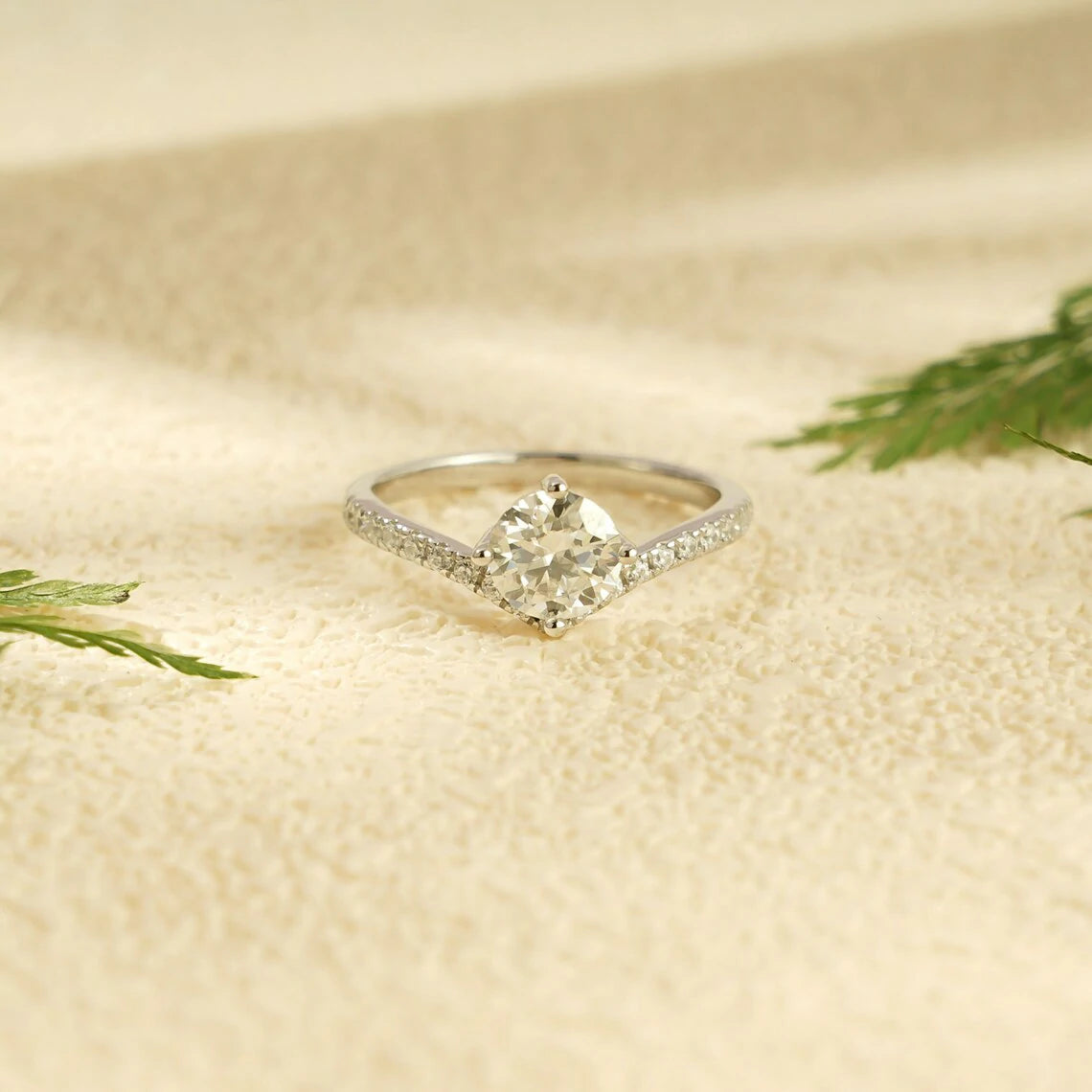 Unique Gold Ring Design | Twisted Pave Shine | Romantic Gift Idea