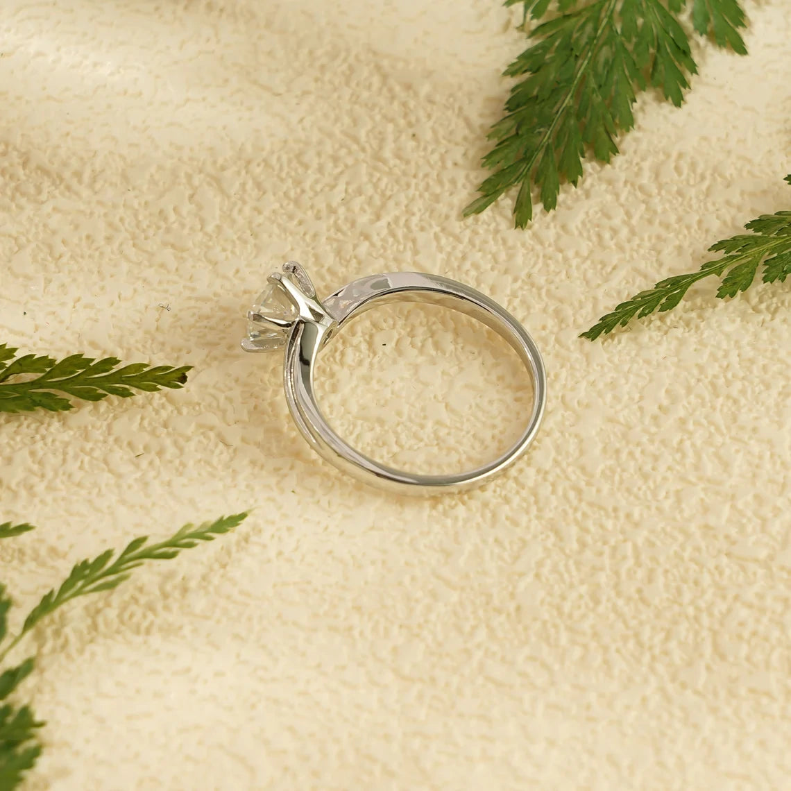 Romantic Gold Ring for Her | Minimalist Round Design | Promise with Style