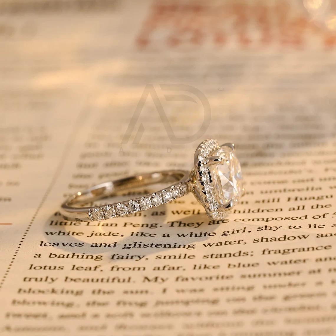 Cushion diamond ring, Engagement halo ring, Moissanite cushion ring, Halo bridal ring, Cushion cut wedding, Moissanite engagement ring, Halo cushion diamond, Vintage halo ring, Cushion cut promise, Elegant halo ring, Moissanite cushion halo, Halo anniversary ring, Bridal halo ring, Cushion solitaire ring, Timeless halo ring, Halo moissanite bridal, Cushion cut moissanite halo, Classic halo ring