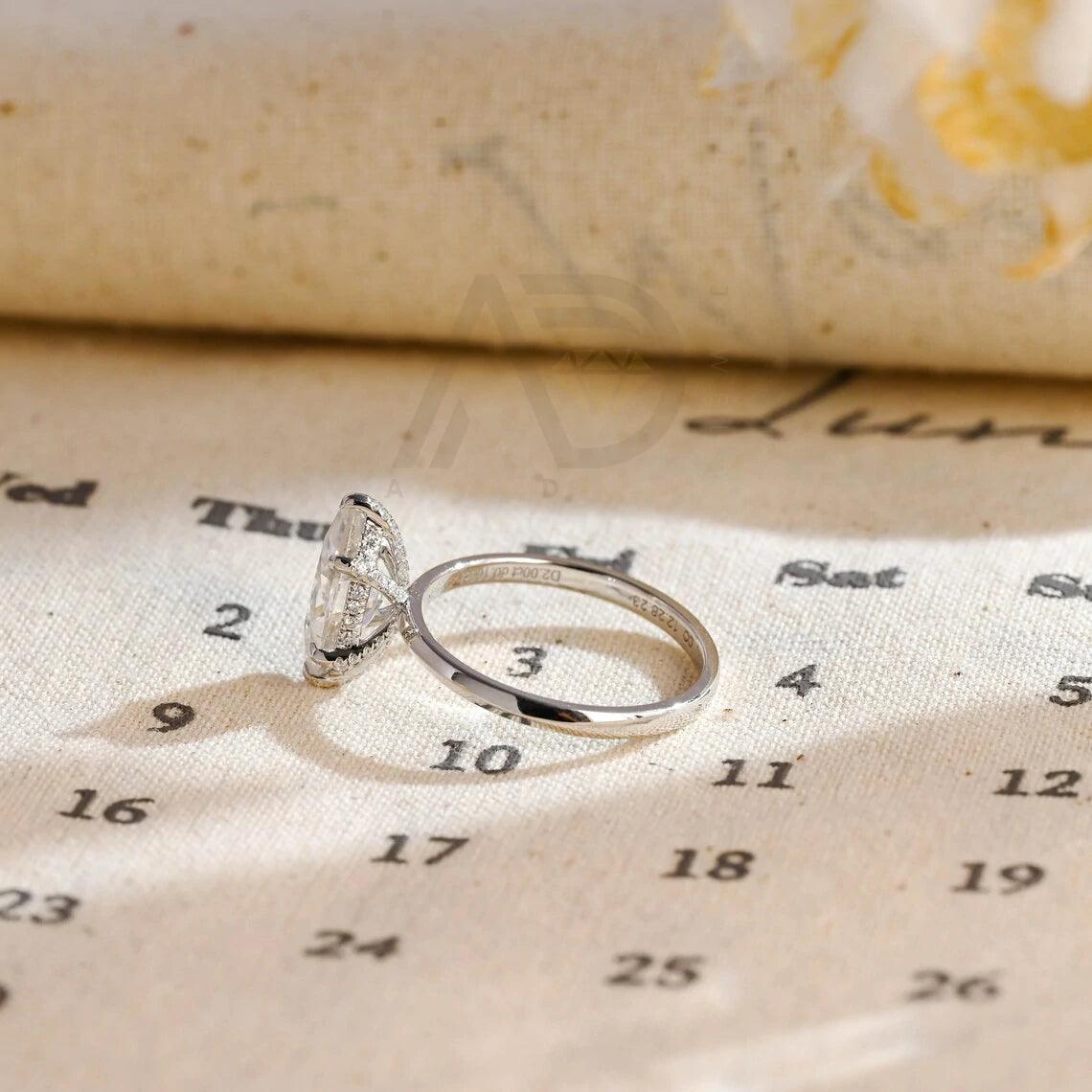 Hidden-halo/prong halo marquise moissanite engagement ring, Real solid gold solitaire marquise ring, Wedding ring for women, Anniversary gifts for wife, Marquise moissanite ring, Hidden-halo engagement ring, Prong halo moissanite ring, Solitaire wedding band, Solid gold anniversary ring, Women's jewelry, Marquise cut moissanite, Anniversary jewelry, Hidden-halo wedding ring, Real gold engagement ring, Marquise solitaire ring