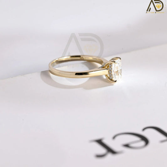 Moissanite Engagement Ring