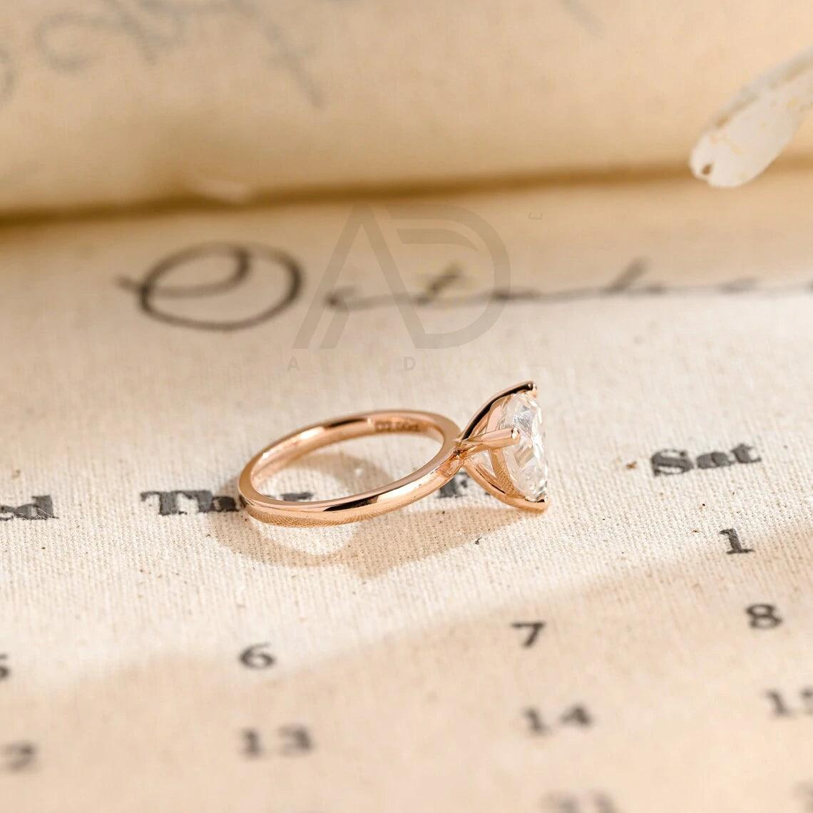 Solitaire trilliant moissanite engagement ring, Dainty classic triangle trillion cut promise ring wedding ring, Anniversary gifts for women, Trilliant moissanite ring, Triangle moissanite promise ring, Anniversary jewelry, Bridal ring.
