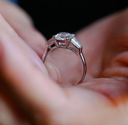 Asscher Cut Ring, Paved Moissanite Ring, Moissanite Engagement, Asscher Engagement, Paved Engagement, Vintage Asscher Ring, Modern Asscher Ring, Bridal Moissanite, Unique Asscher Ring, Dainty Asscher Ring, Elegant Asscher Ring, Asscher Solitaire, Asscher Diamond Ring, Custom Asscher Ring, Stylish Asscher Ring, Delicate Paved Ring, Asscher Wedding Ring, Paved Bridal Ring, Asscher Promise Ring, Asscher Halo Ring, Moissanite Diamond Ring,