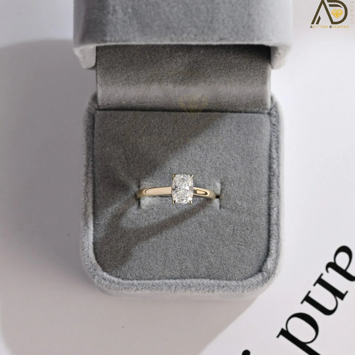 Moissanite Engagement Ring