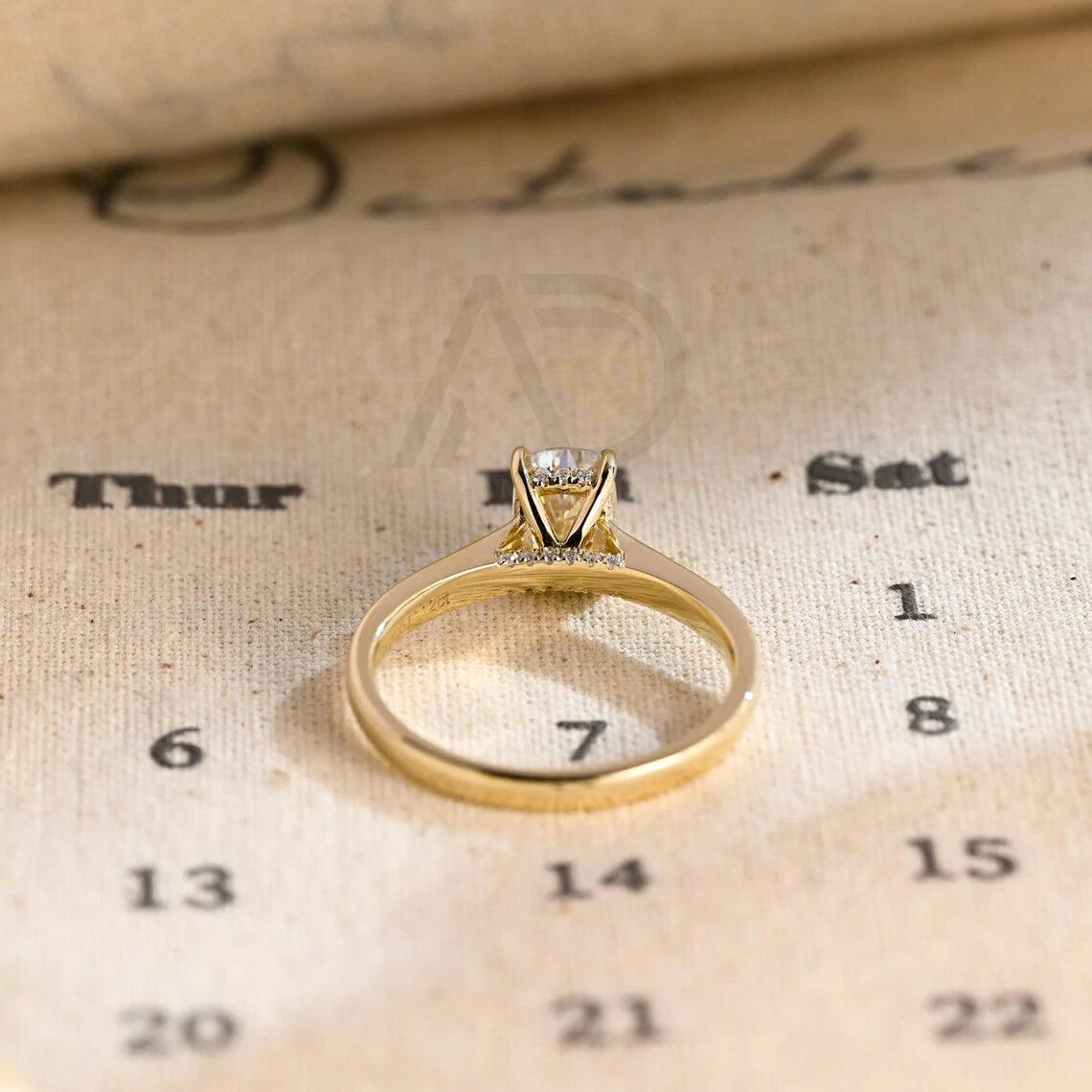 Elongated Crushed Ice Cut Cushion Moissanite Engagement Ring, Solid Gold Hidden-Halo Cushion Cut Moissanite Wedding Ring, Anniversary Gift, Elongated Cushion Moissanite Ring, Crushed Ice Moissanite Ring, Solid Gold Wedding Band, Hidden-Halo Moissanite Ring, Anniversary Ring, Engagement Ring, Cushion Cut Moissanite Ring, Wedding Ring, Cushion Moissanite Ring, Gold Anniversary Band, Hidden-Halo Engagement Ring, Anniversary Jewelry