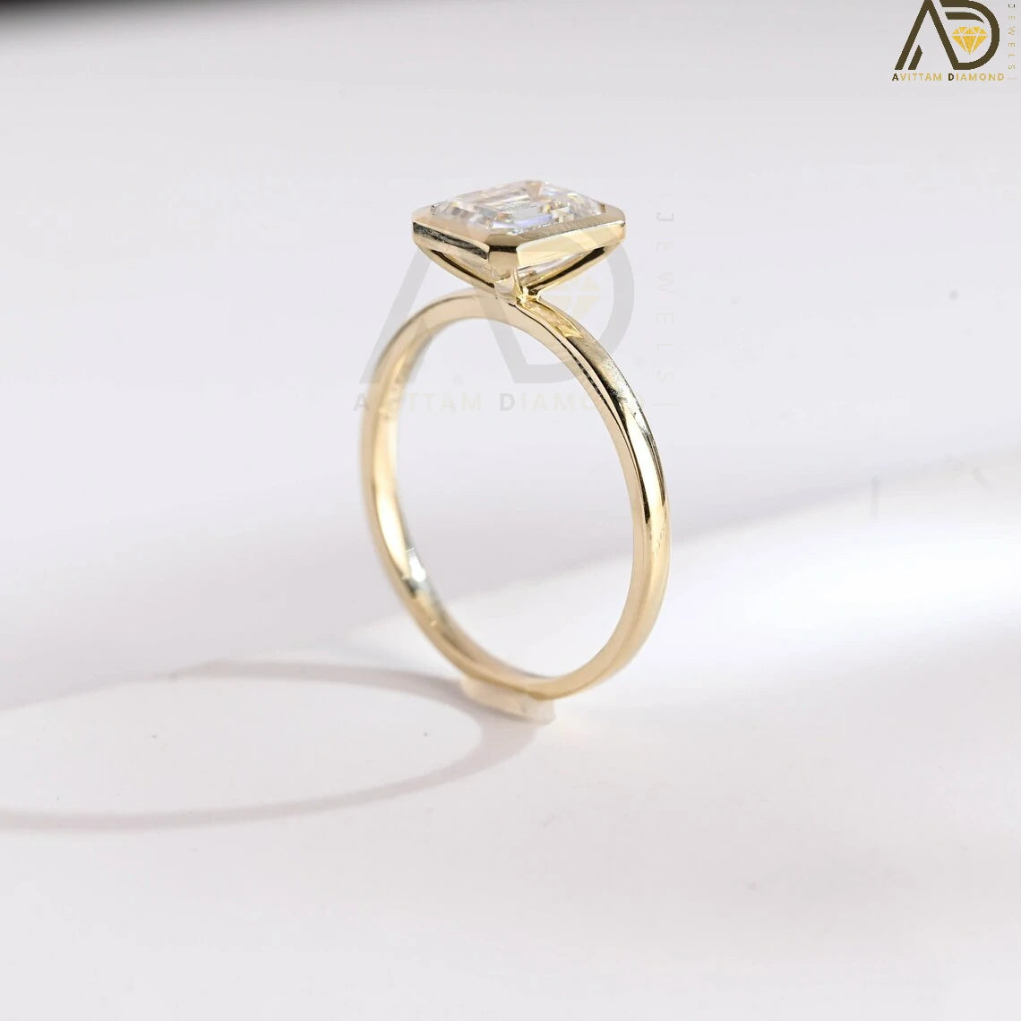 Custom Moissanite Engagement