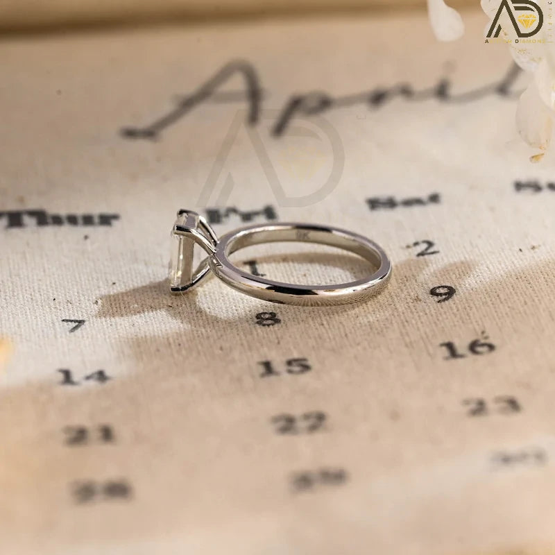 Timeless Moissanite Wedding Ring