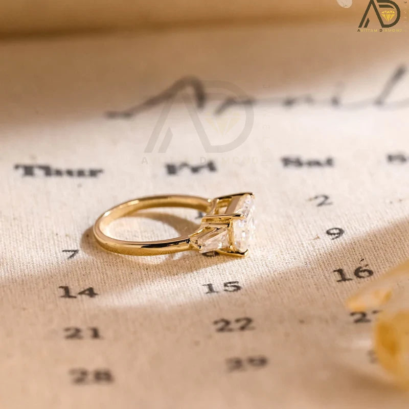 East West Setting Engagement Ring