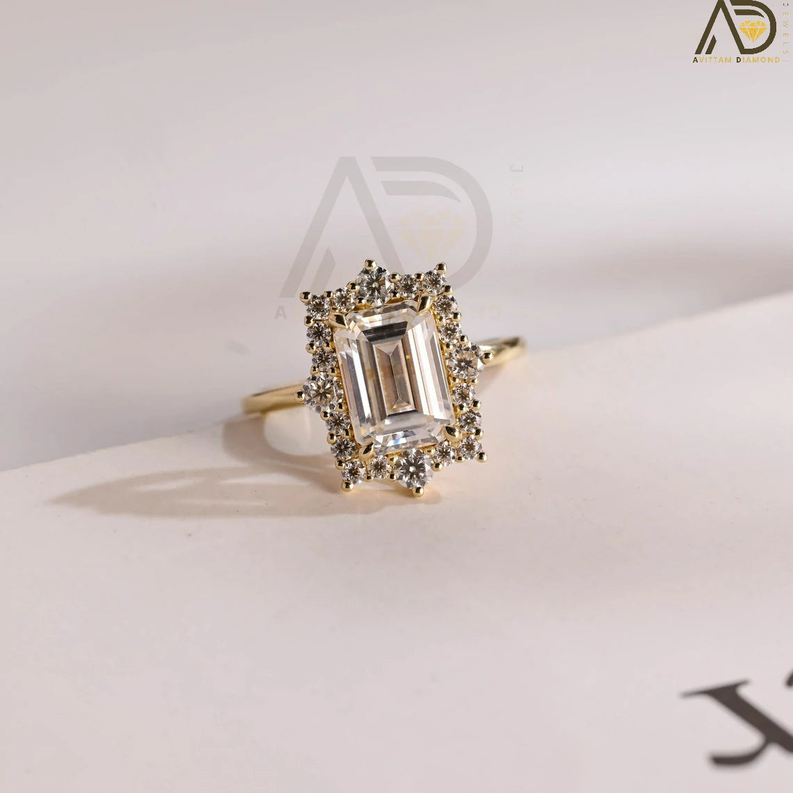Solid Gold Engagement Ring