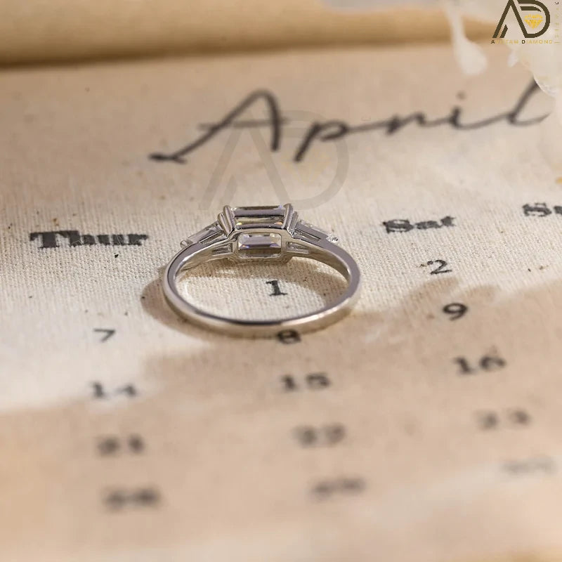 Elegant Moissanite Engagement Ring