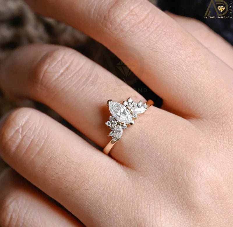 Marquise Cut Moissanite