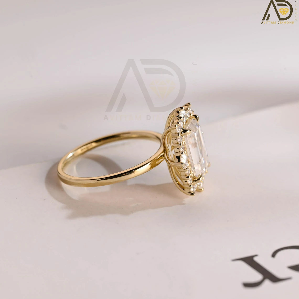 Classic Emerald Cut Engagement Ring