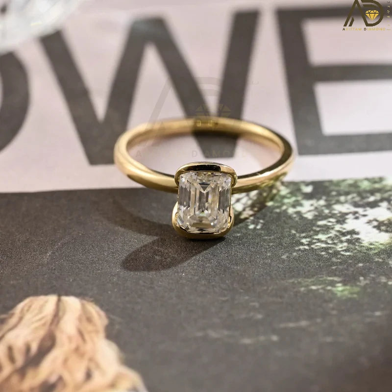 Classic Solitaire Moissanite Ring