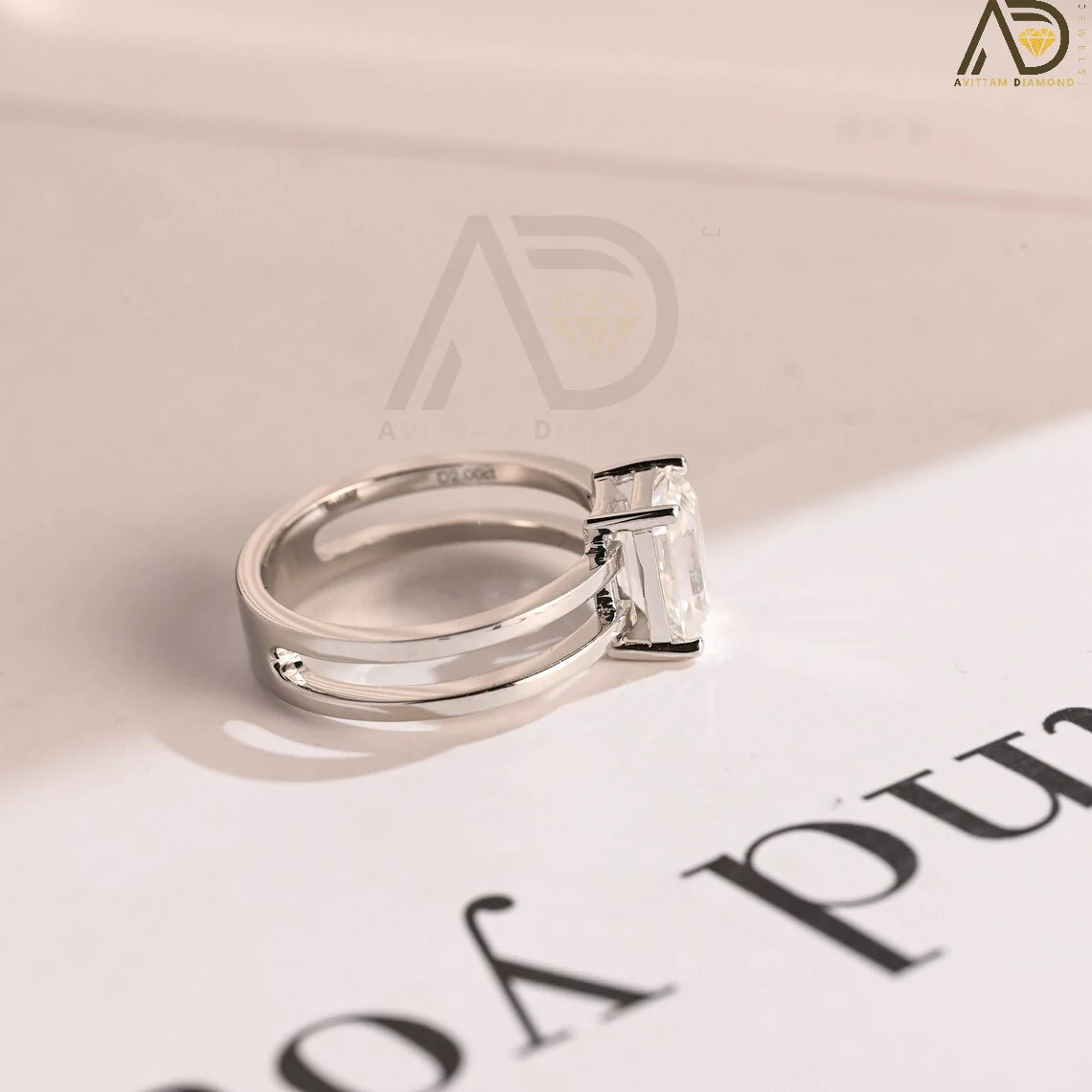 Elegant Moissanite Engagement