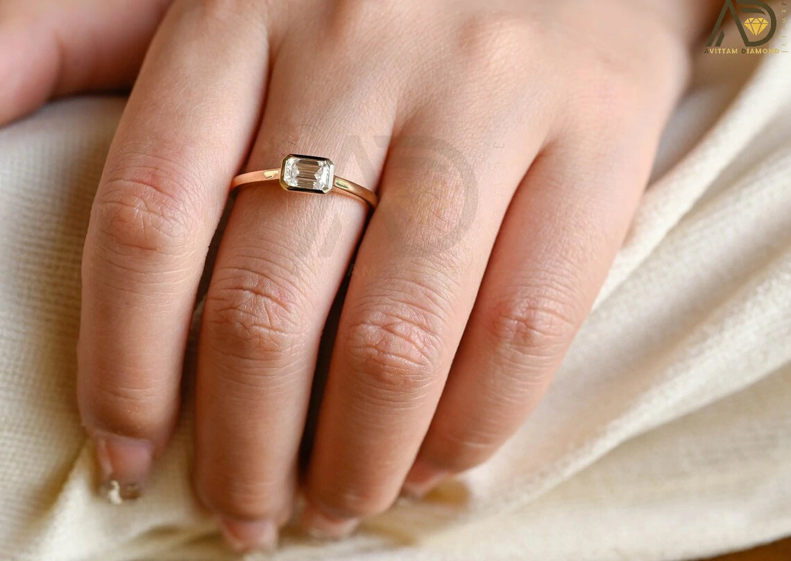 Solid Gold Proposal Ring