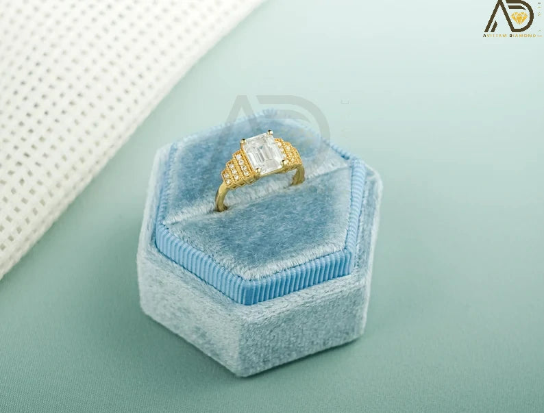 Moissanite Ring, Moissanite Engagement Ring