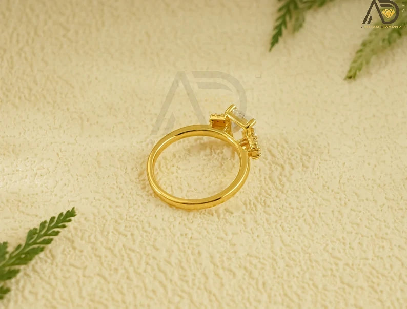 Gift Jewelry, Moissanite Promise Ring,