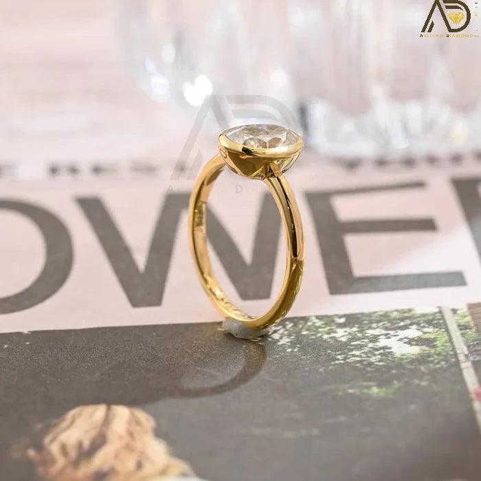 Bezel Set Solitaire Engagement