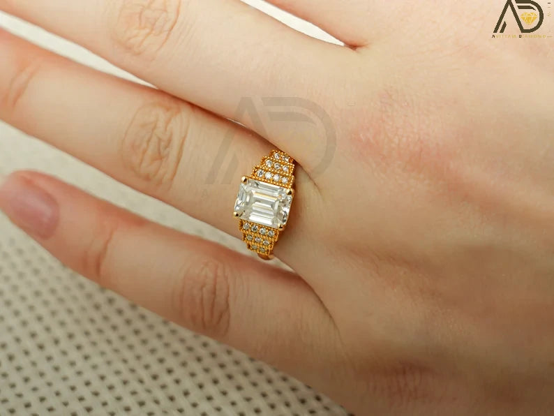 Moissanite Engagement Ring