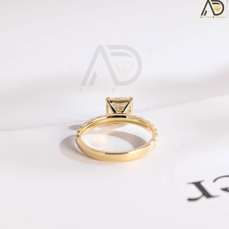 Moissanite Engagement Ring