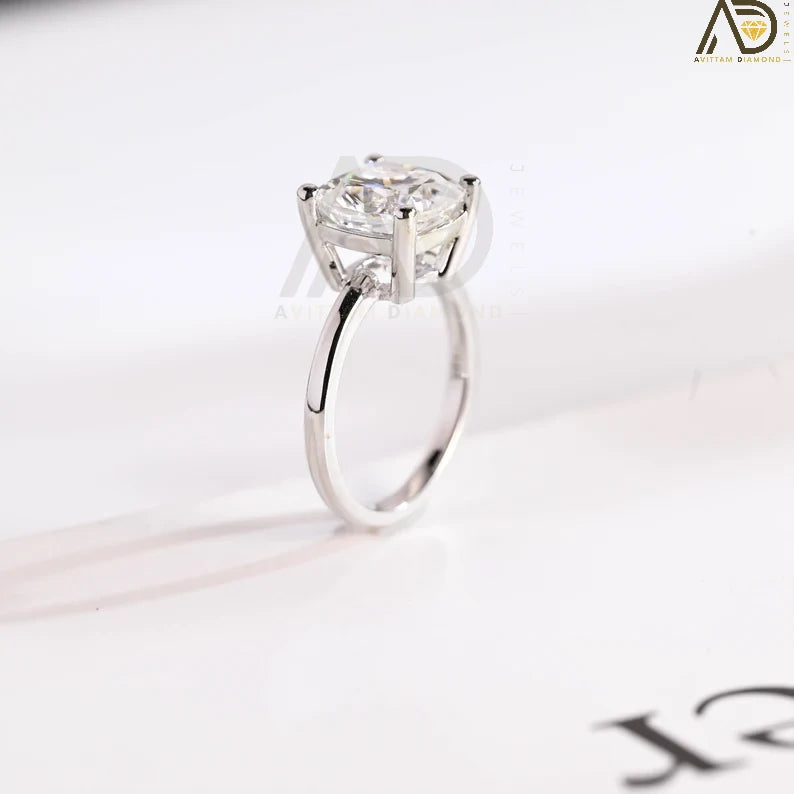 Stylish Cushion Cut Rings