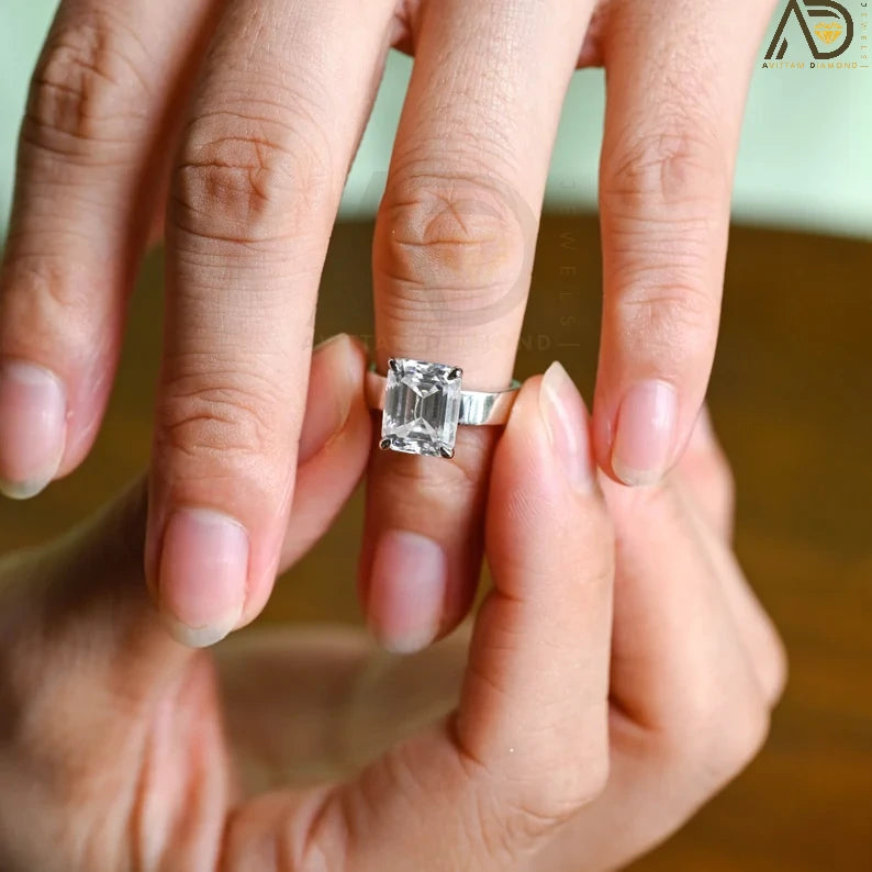 Gold Anniversary Ring | Handmade Jewelry for Her | Timeless Engagement Jewelry