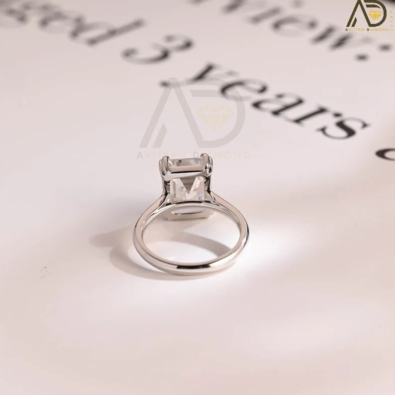 Moissanite Proposal Ring