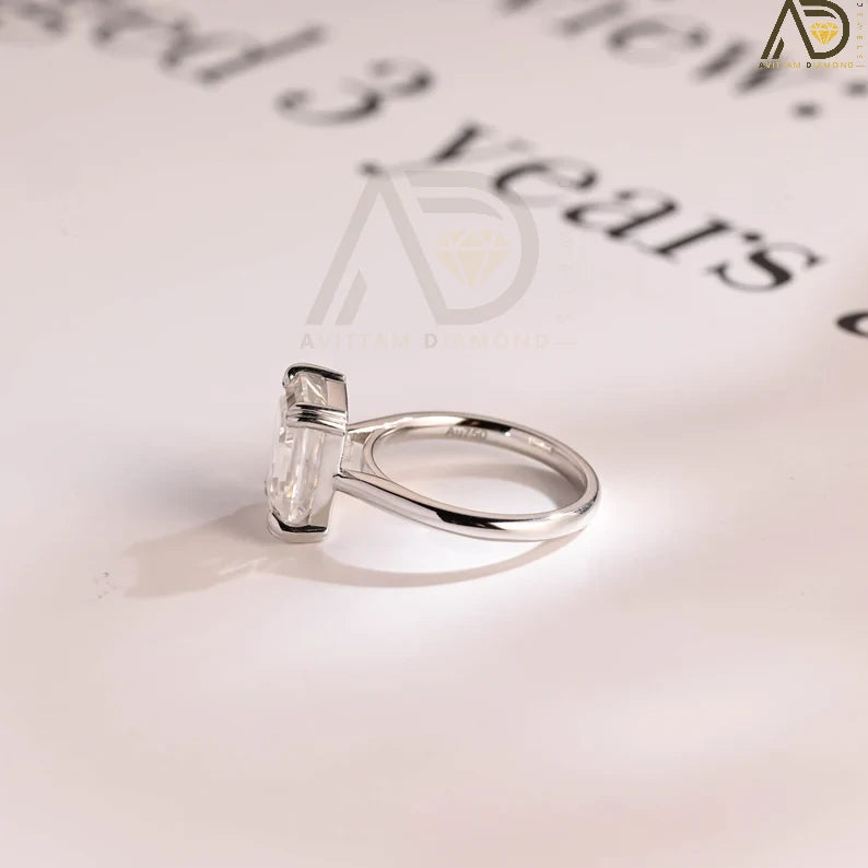 Moissanite Promise Ring