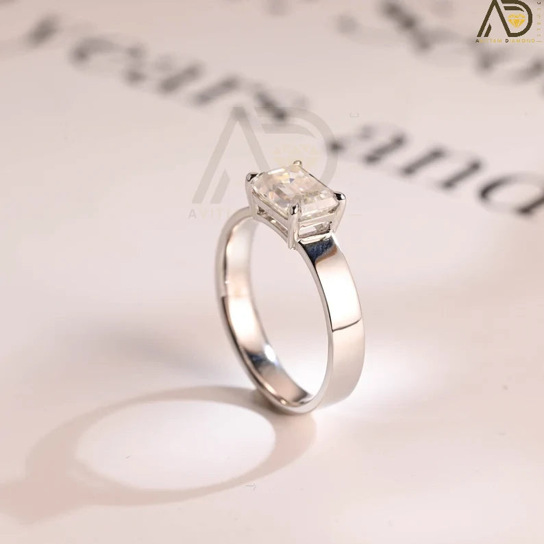 Unique Moissanite Engagement