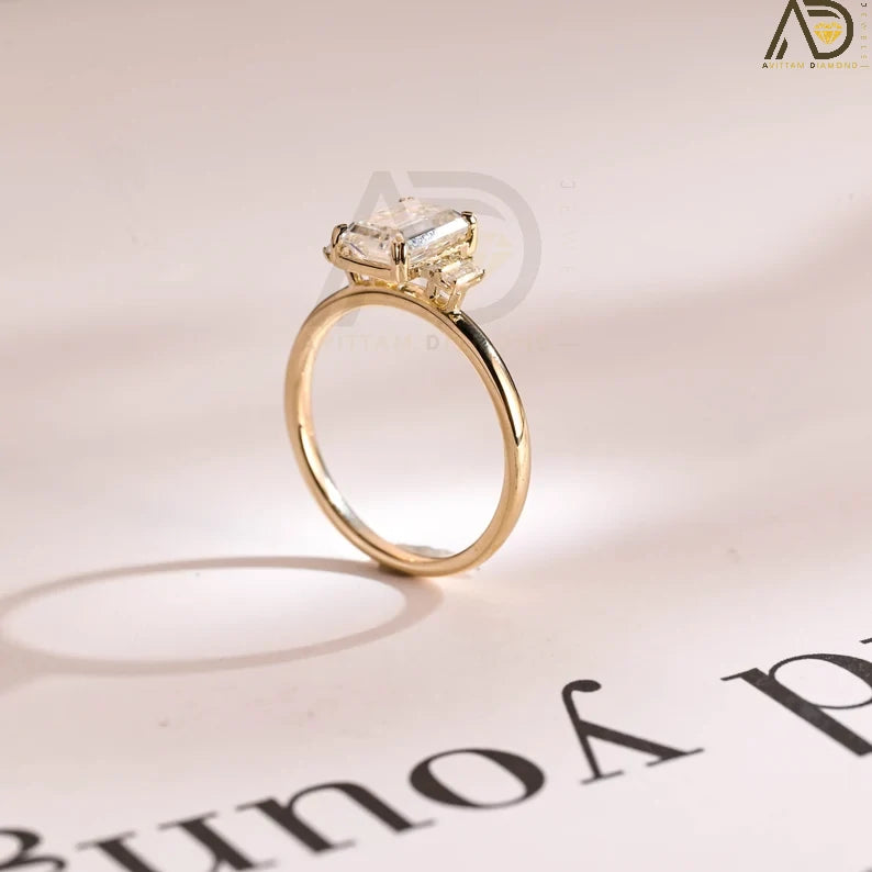 Promise Ring, Luxury Moissanite Ring for Women