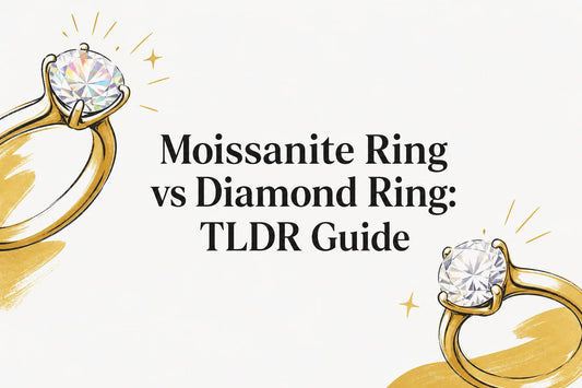 Moissanite Ring vs Diamond Ring: 2026 Price & Sparkle Guide